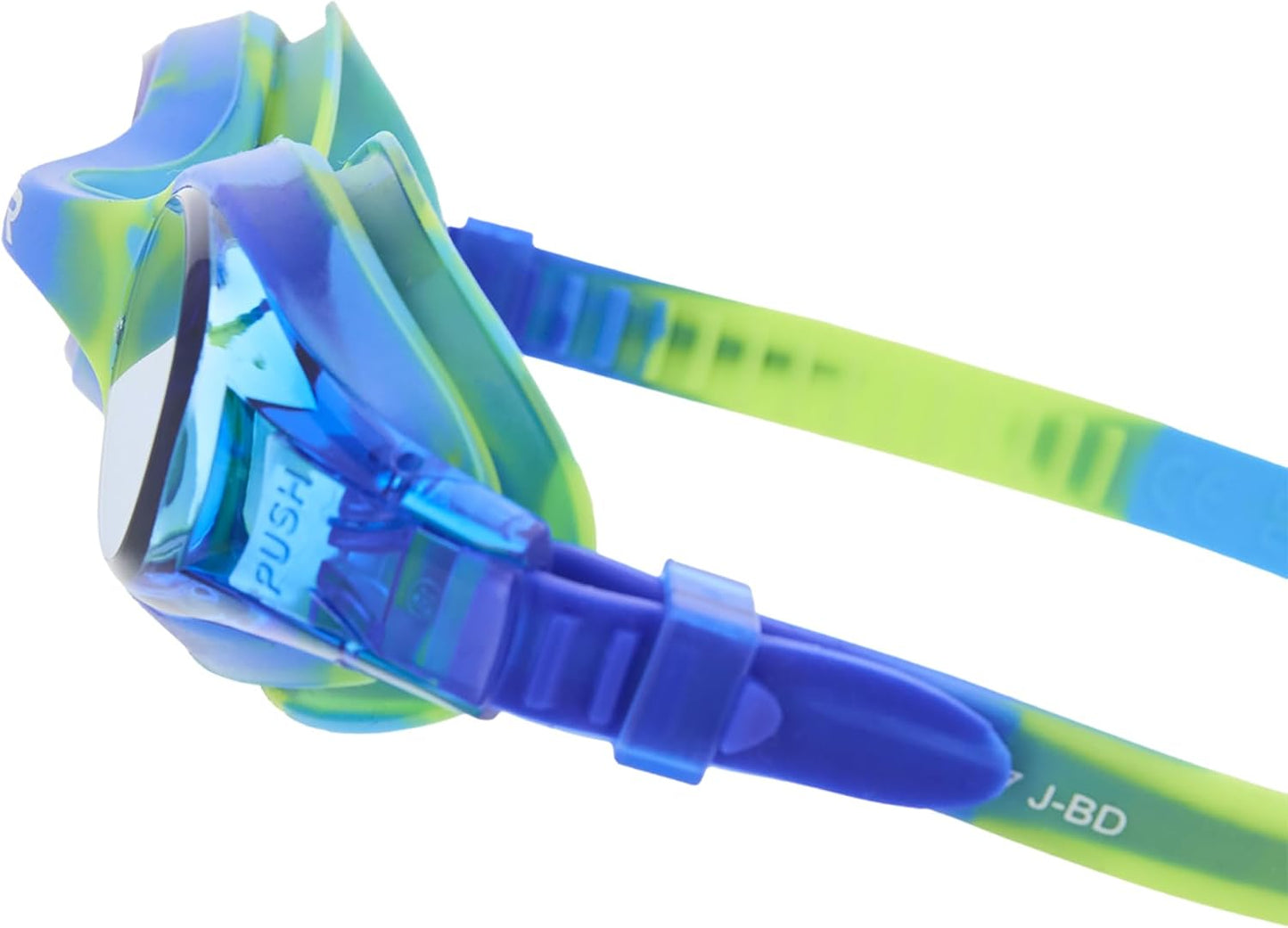 Swimple Tie-Dye Kids' Swim Goggles - Comfortable Fit & UV Protection | Adjustable Strap