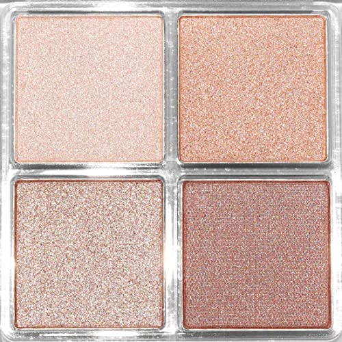Palladio Ballerina Eyeshadow Quad - Talc-Free, Blendable Matte & Shimmer