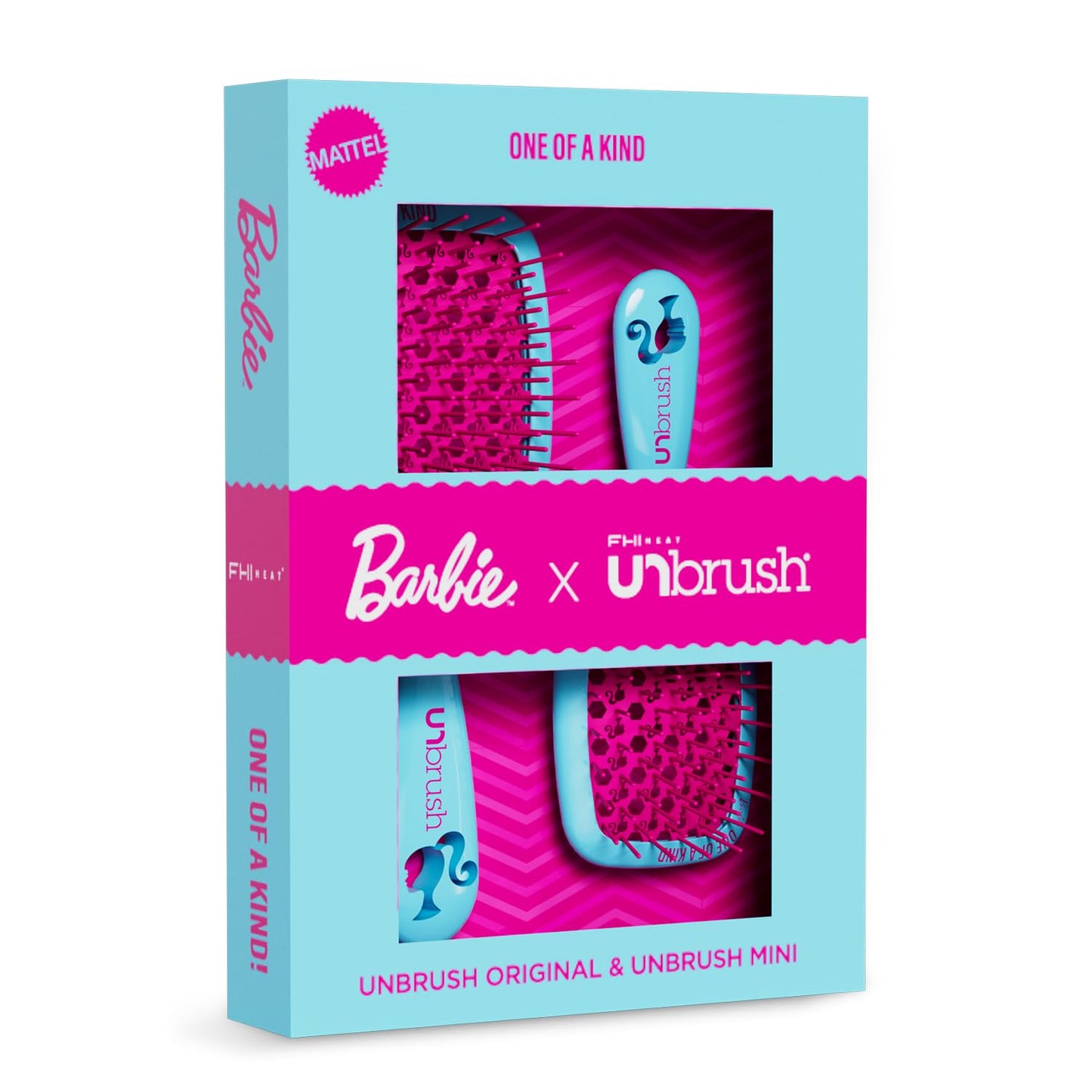 Barbie Detangling Brush Duo - Effortless Hair Care - Blue Color