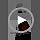 EAGLE FORTRESS 0.98 Inch Grey Ceramic Ionic Round Blowout Brush for Professional Styling