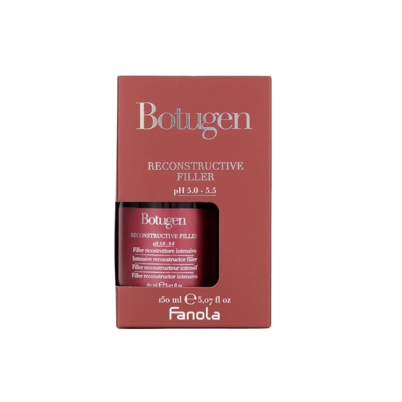 Fanola Botugen Restructuring Filler - Keratin & Hyaluronic Acid Hair Repair Treatment | Sulfate & Paraben-Free, 5 Fl Oz