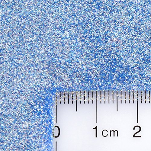 Glitties Blazing Blue Iridescent Glitter Powder for Nails - 10g Fine Glitter