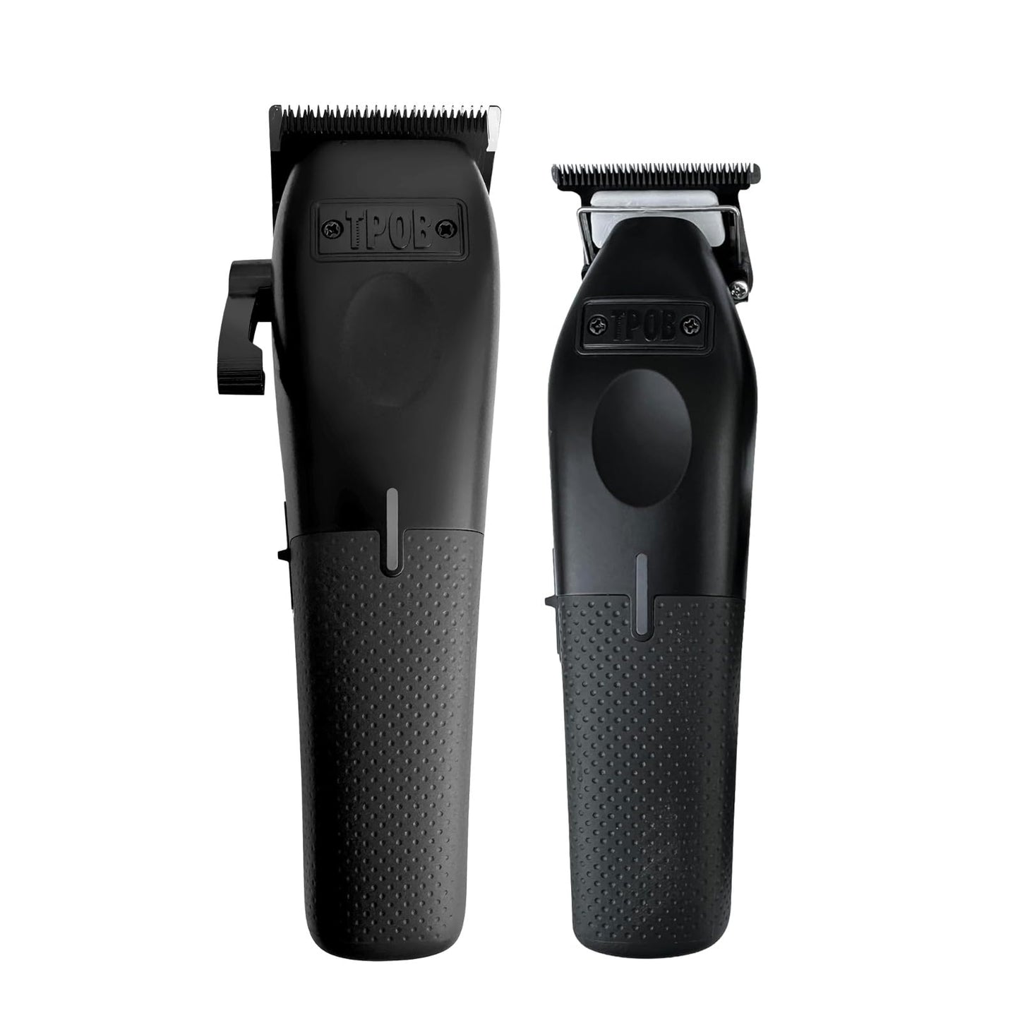 TPOB Play Barber Hair Clipper and Trimmer for Men 7500 RPM with Rubber Grips (Blackout 2 Set)