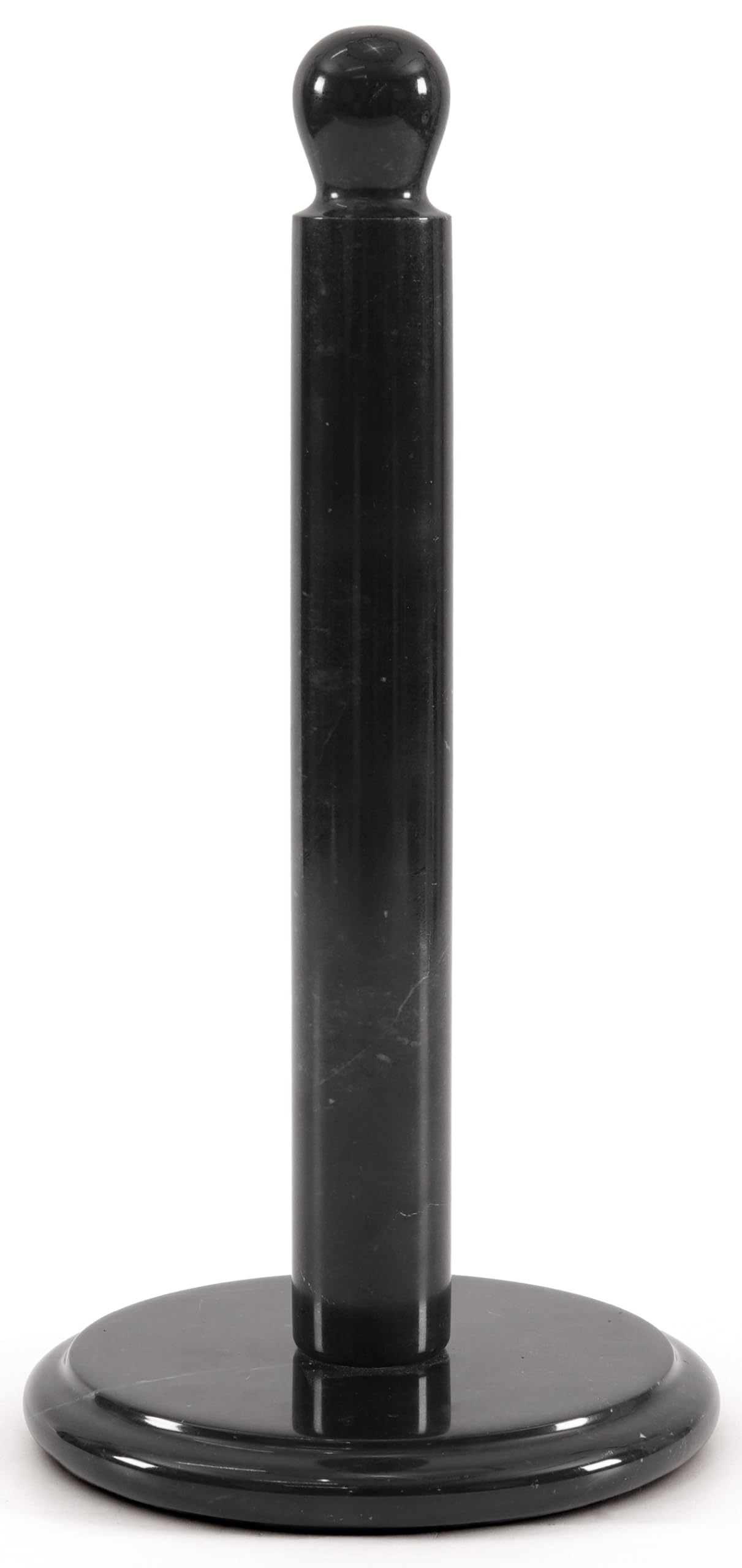 Radicaln Black Marble Paper Towel Holder Countertop – 12.5 Inch Towel Stand for Bathroom & Kitchen, Premium Handmade Countertop Towel Holder, Elegant & Durable Design