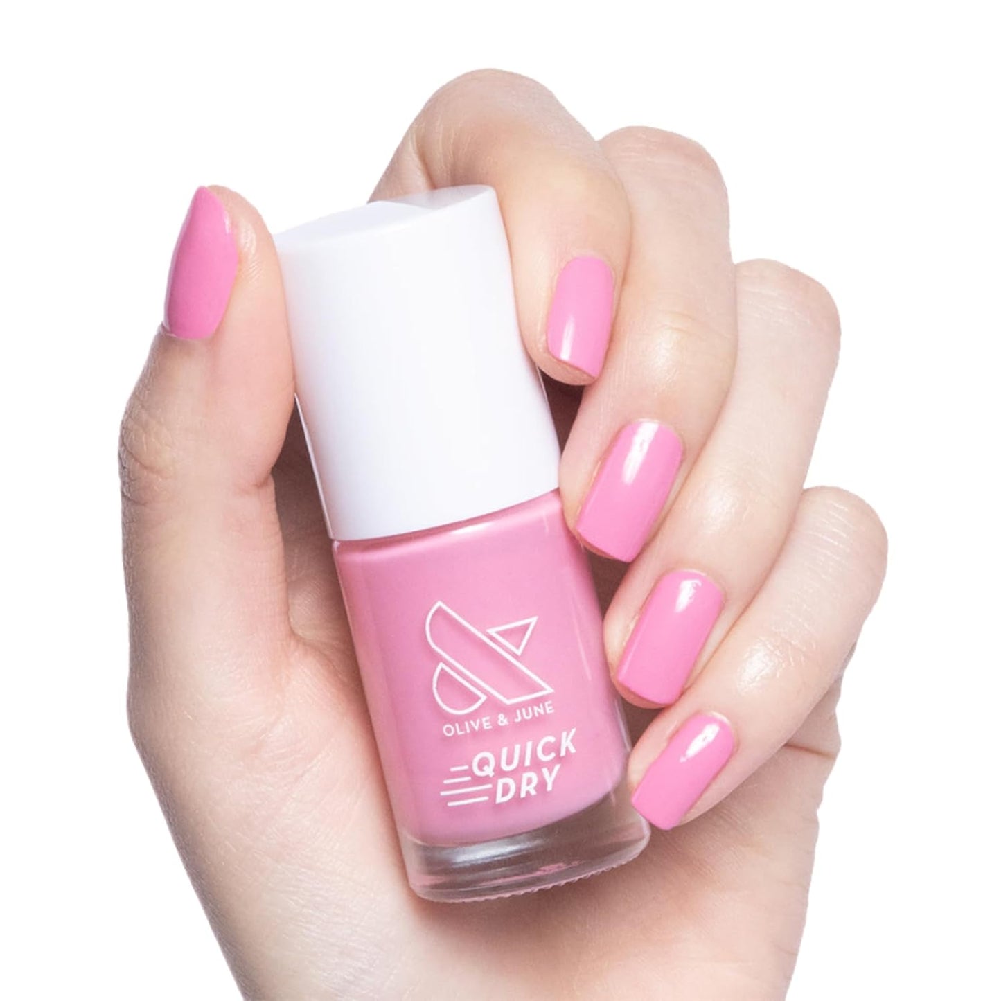 Quick Dry Summer Nail Polish - Vegan, Cruelty-Free | Charming Periwinkle Shimmer | Lasts Up to 5 Days