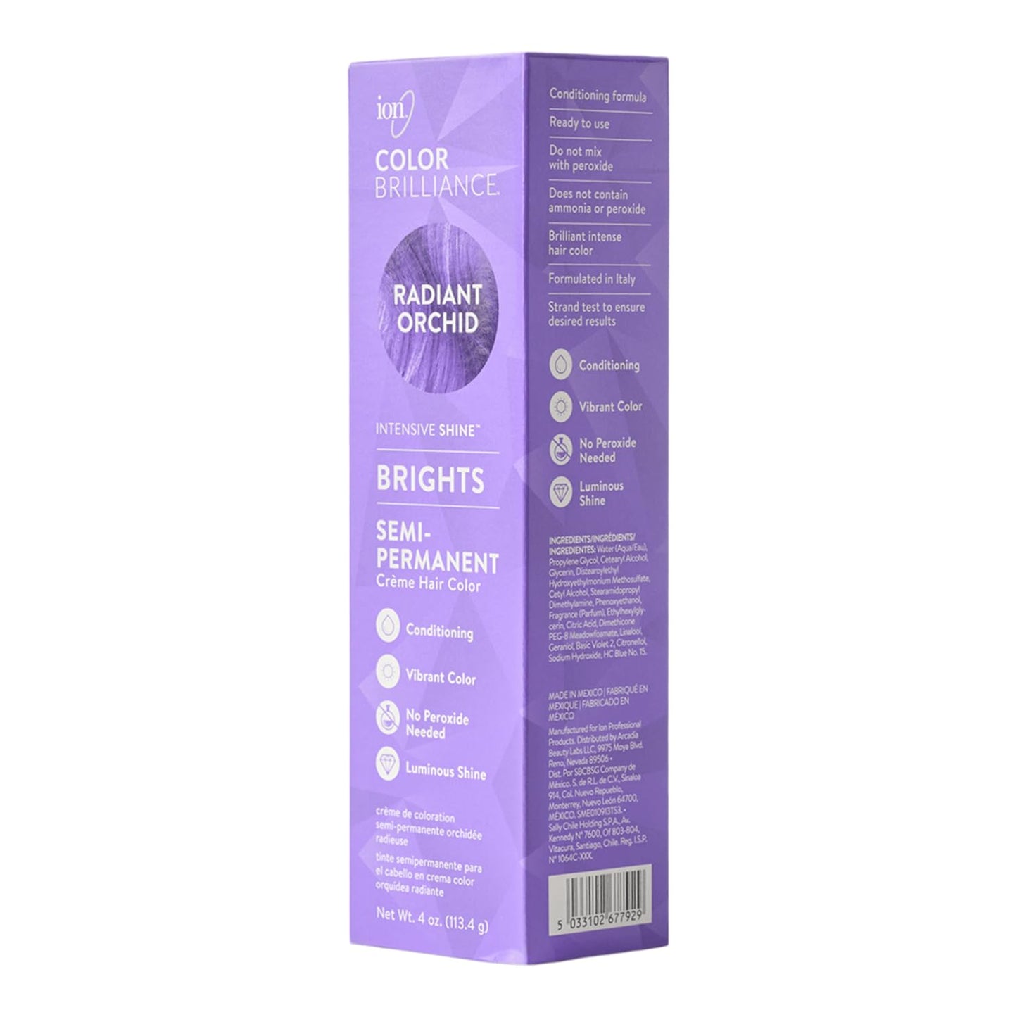 Brights Semi-Permanent Hair Color - Radiant Orchid | Vibrant, Long-Lasting Shade