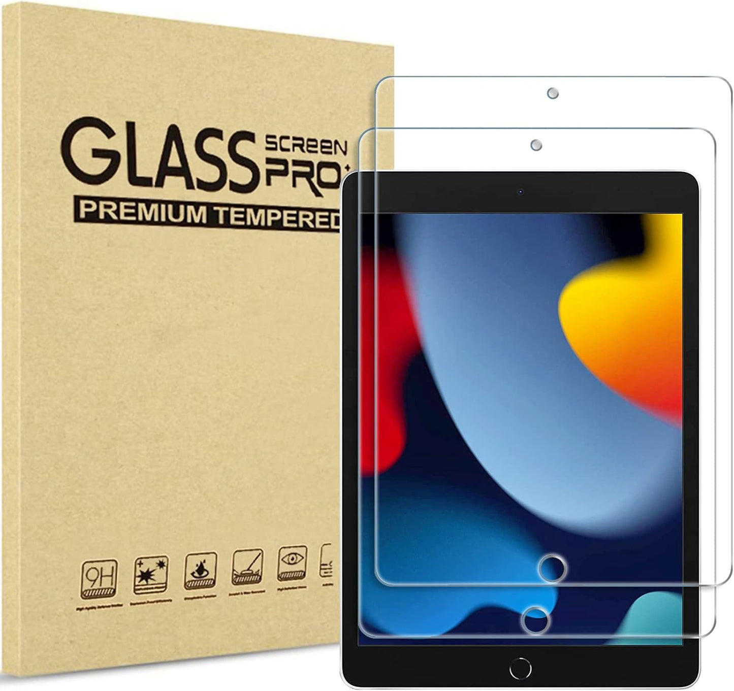 iPad Screen Protector - Tempered Glass Film Guard for A16 2025 & 10th Gen 11 Inch | Clear, 2 Pack