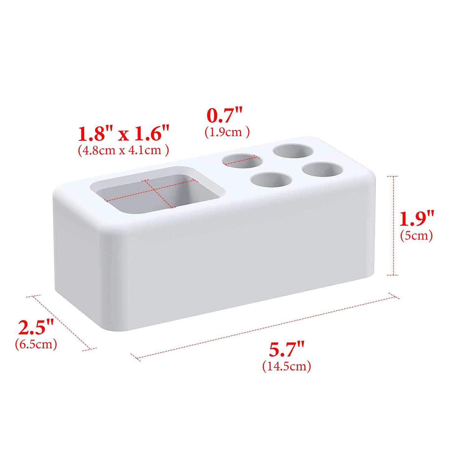 Linkidea Diatomaceous Earth Safety Razor Holder, Quick-Drying Stand Compatible with Vikings Blade Chieftain, Merkur 34C HD, 38C, Shaving Revolution (White)