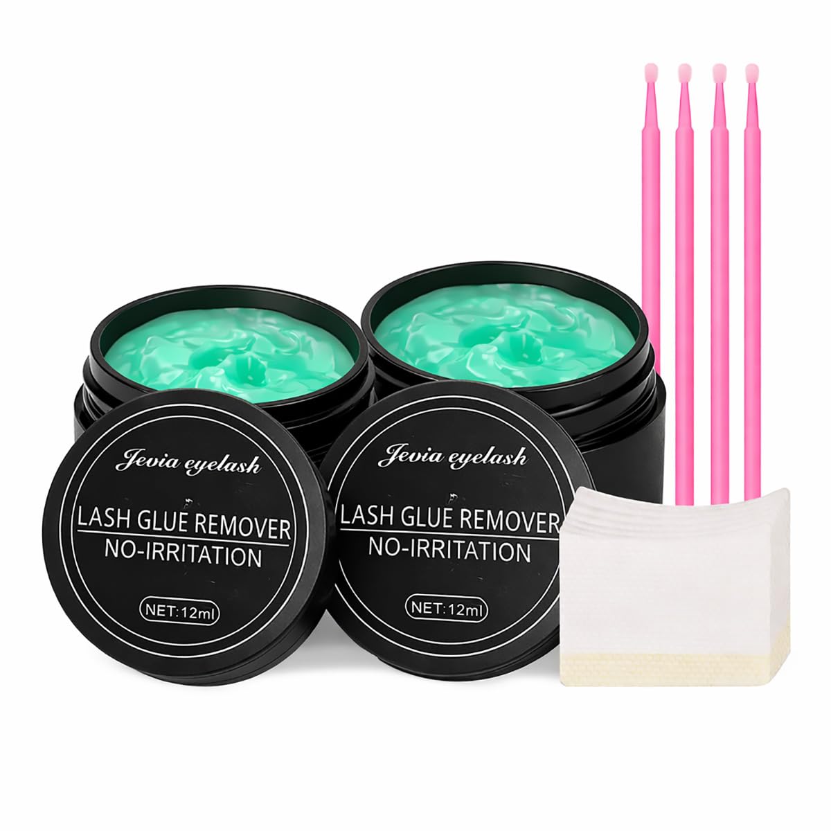 Eyelash Extension Remover - Fast-Dissolving Cream for Sensitive Skin | Hami Melon Scent, 10g (2 Pcs)