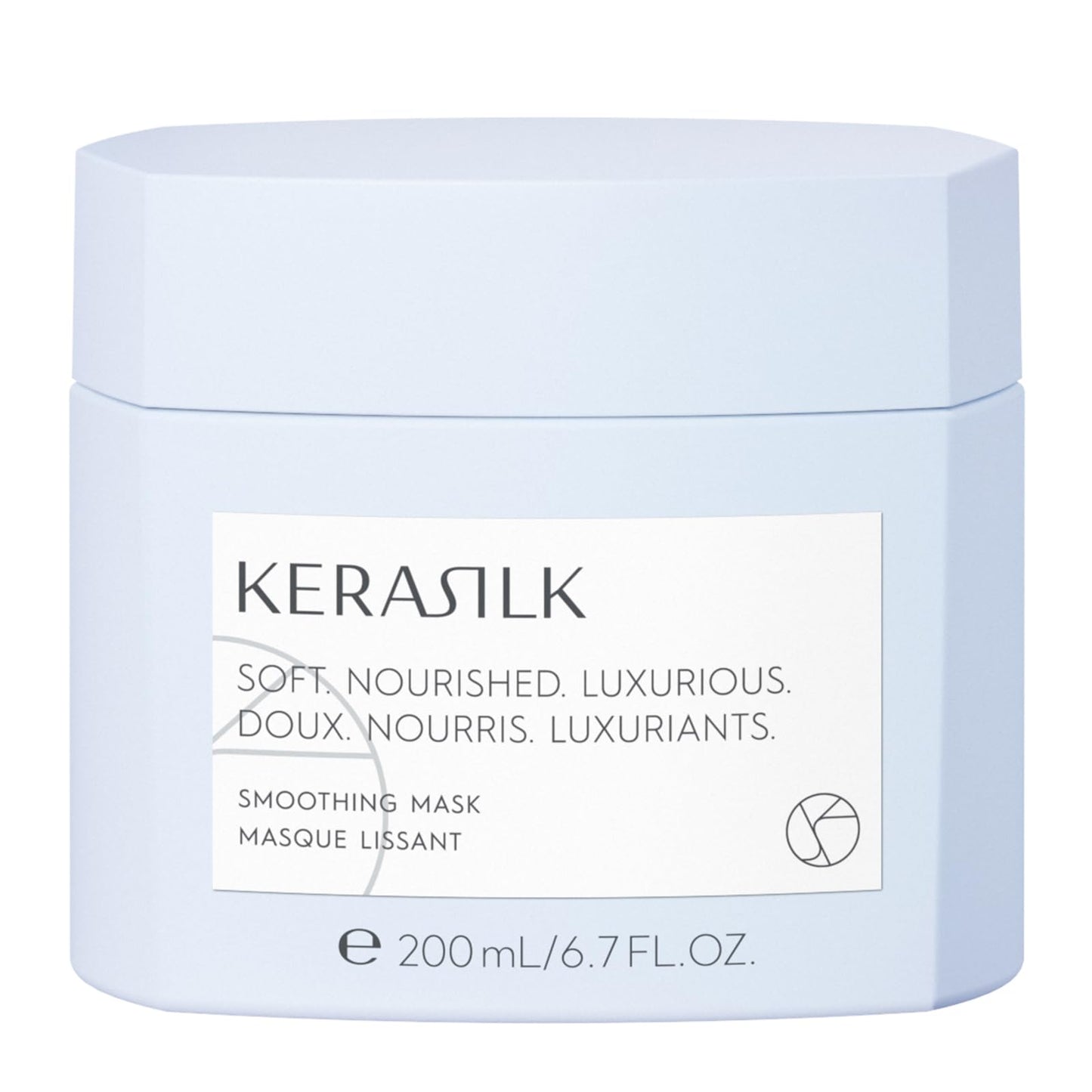KERASILK Smoothing Mask | Tames Frizz & Smooths Strands |Intensely Nourishes & Deep Conditions | For Coarse, Frizzy & Unruly Hair | Improves Manageability for All Hair Types & Textures | 200ml