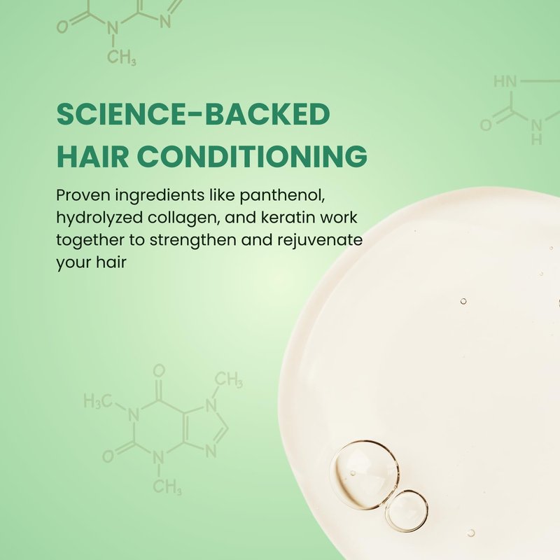Puradoro Conditioner for All Hair Types & Healthy Roots – Hydrates & Strengthens with Argan, Jojoba & Keratin, Infused with Shea Butter & Aloe Vera