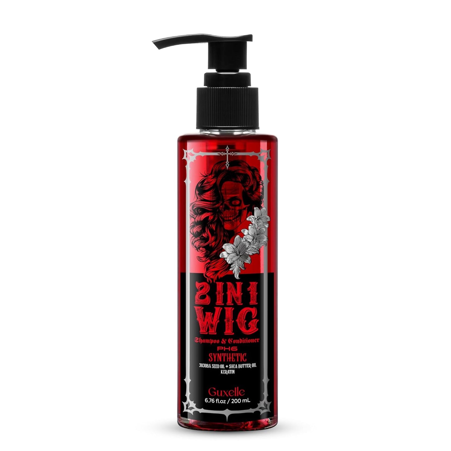 2 in 1 Wig Shampoo & Conditioner - Moisturizing Care for Synthetic Wigs | 200ml/6.76fl oz