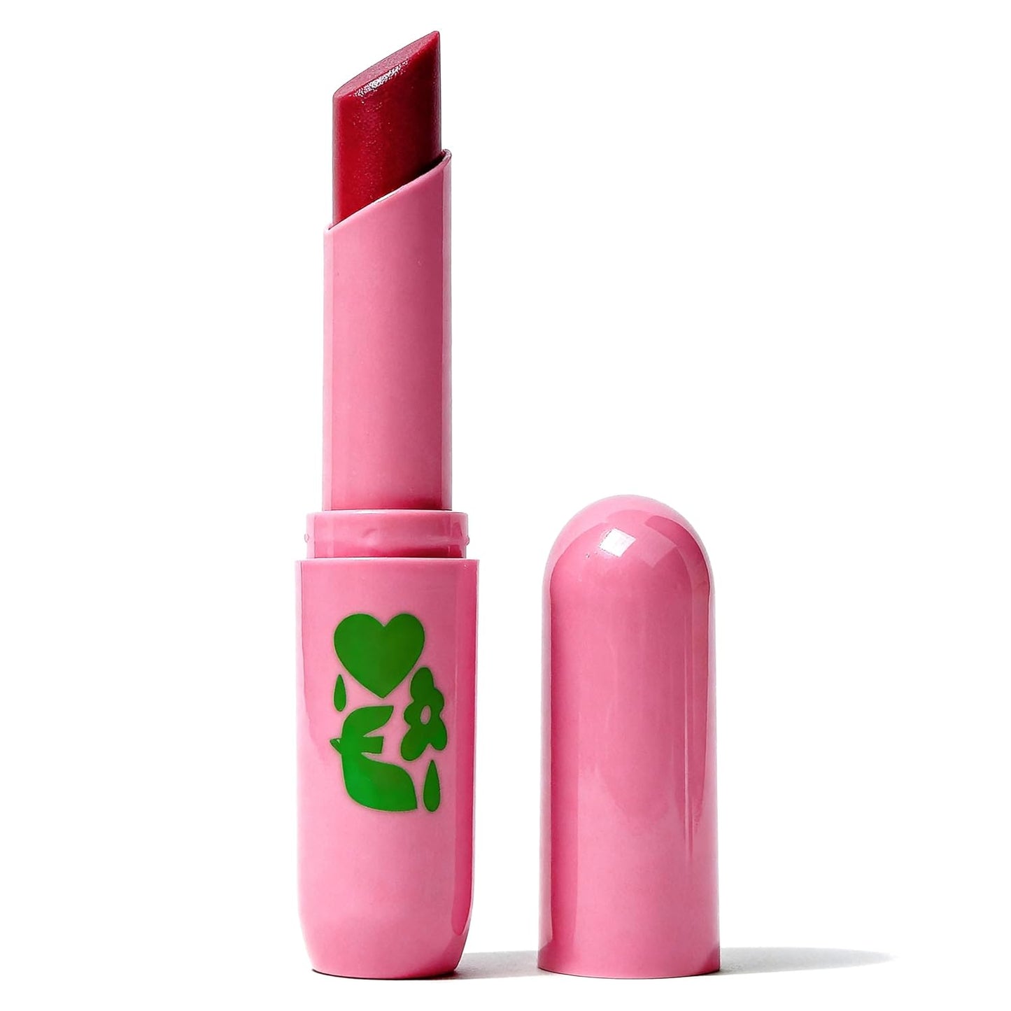 Pacifica Strawberry Sugar Lip Buttercream - Tinted Vegan Lip Balm for Lasting Hydration & Soft Shine | Buildable Mineral Tint