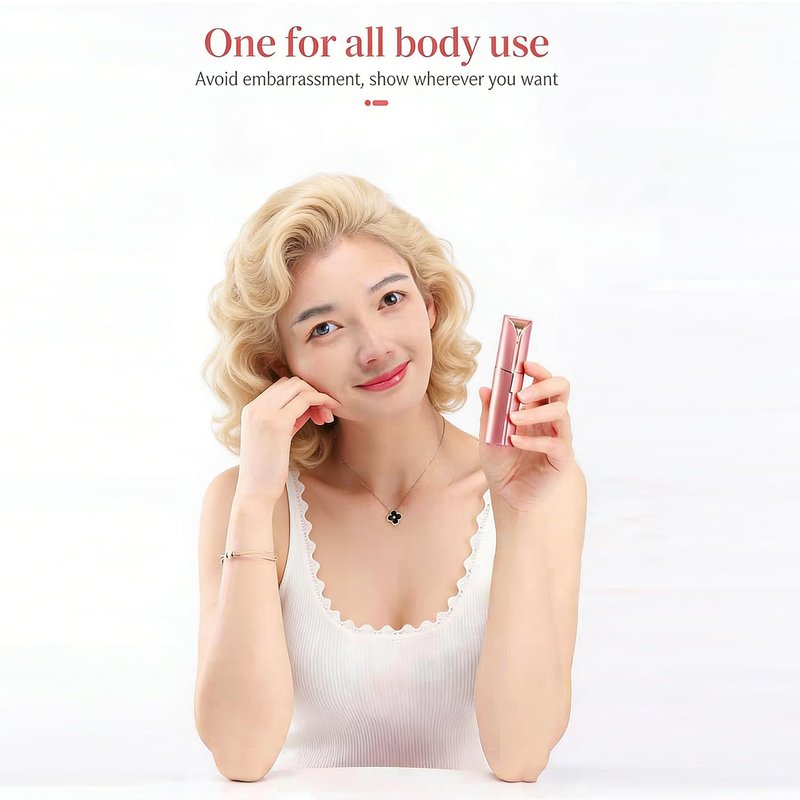 2 in 1 Electric Bikini Trimmer for Women, Waterproof Hair Removal, Rechargeable Razor for Legs, Face, Underarms, Wet Dry Use