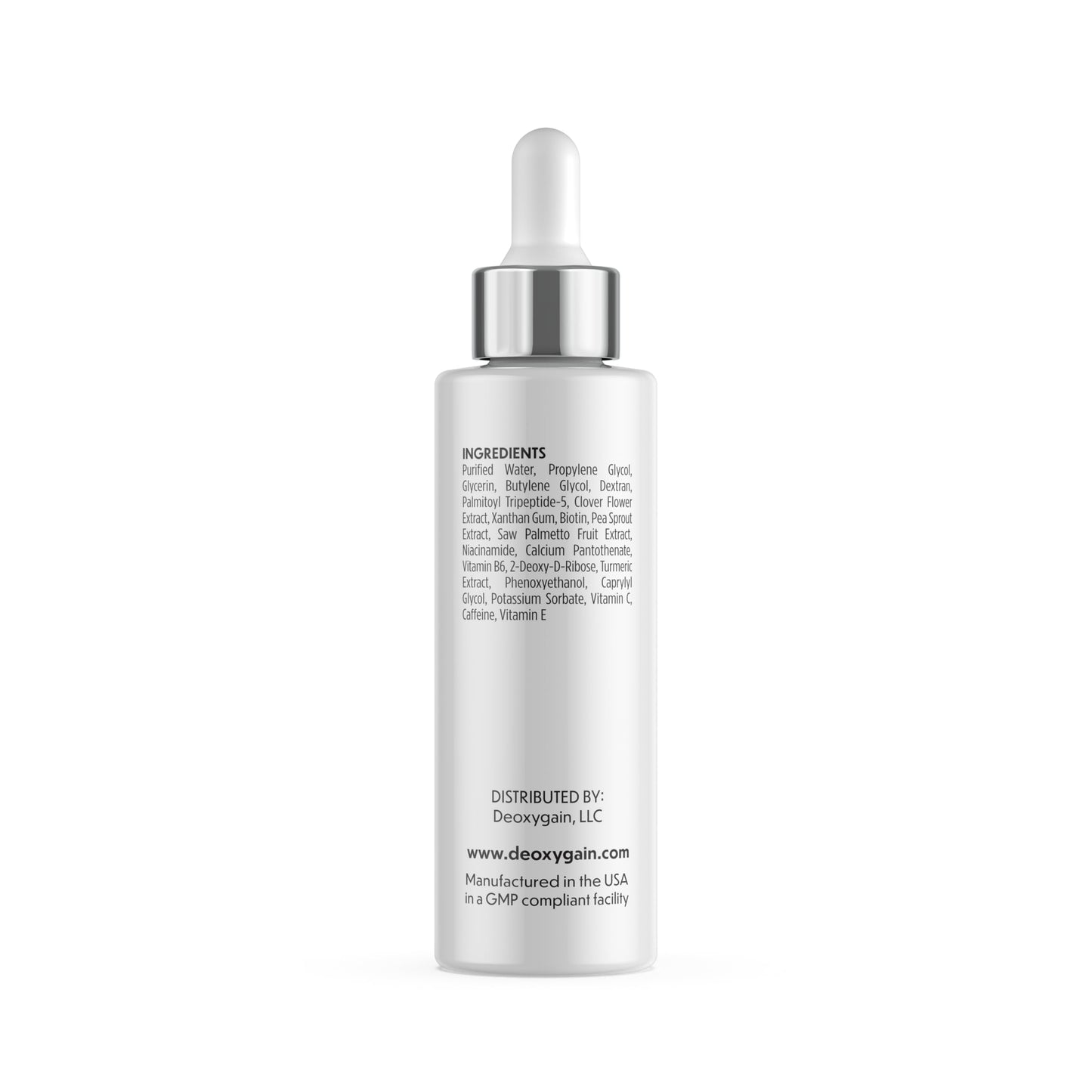 Topical Hair Treatment by Deoxygain - Advanced Hair Growth Formula with 2DDR to Stimulate Follicles Block DHT & Support Hair Regrowth Thicker Fuller Hair Scalp Coverage for Men and Women - 2 fl oz