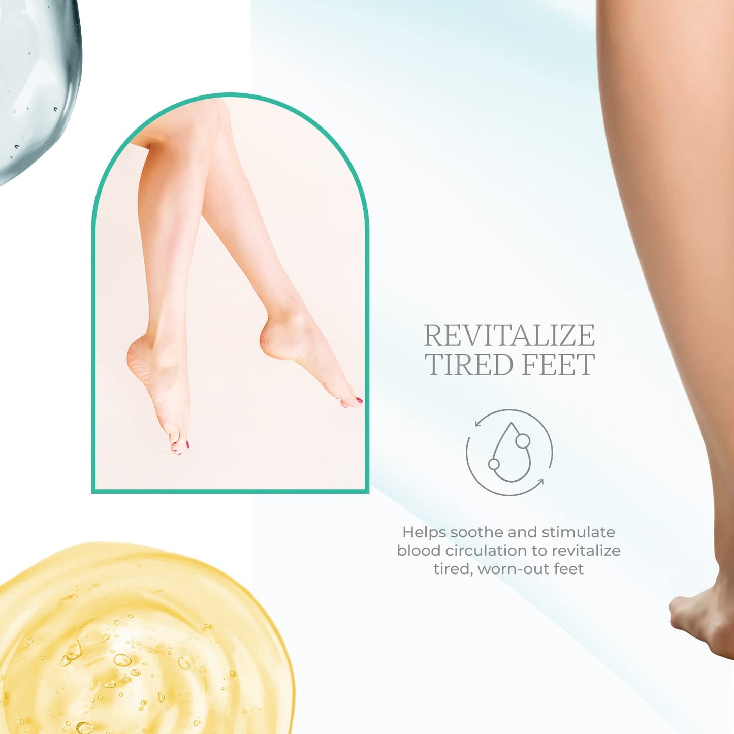 Repair Beauty Mint and Tea Tree Foot Masks Moisturizing Socks - Moisturizes Dry & Cracked Heel, Soothes Tired Feet, Exfoliating Foot Masks - Cruelty Free Korean Skin Care for All Skin Types - 3 Pairs