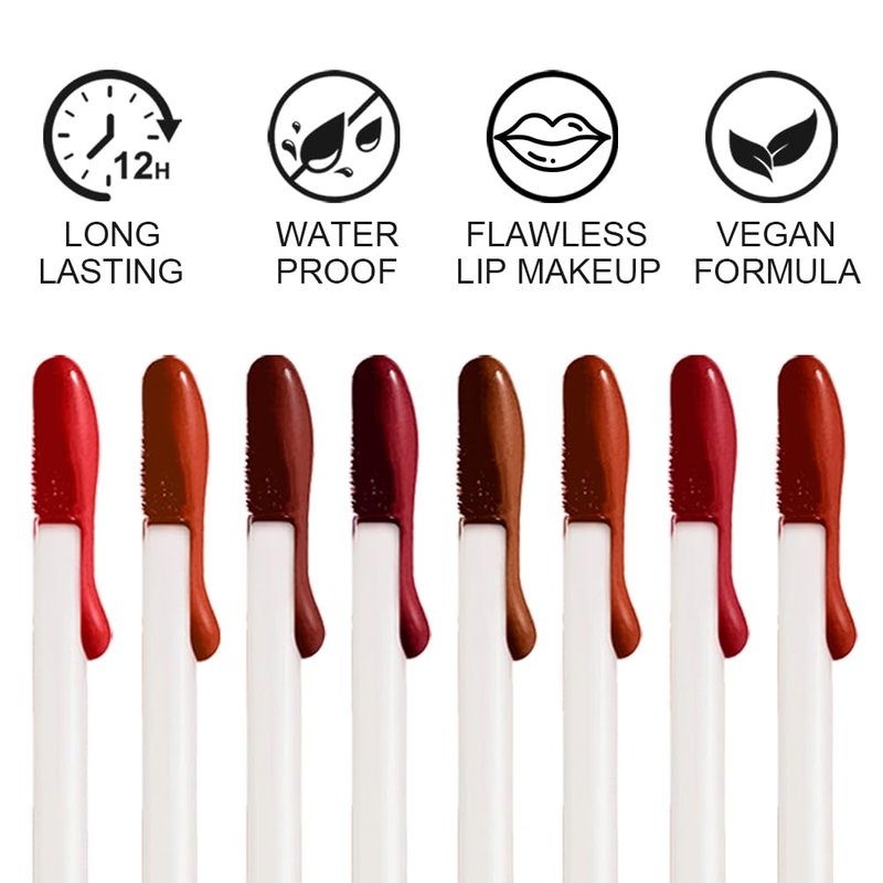 Peel Off Lip Liner Stain Kit - Long Lasting Waterproof Lip Tint with Tweezer | 3 Colors for Natural Matte Finish