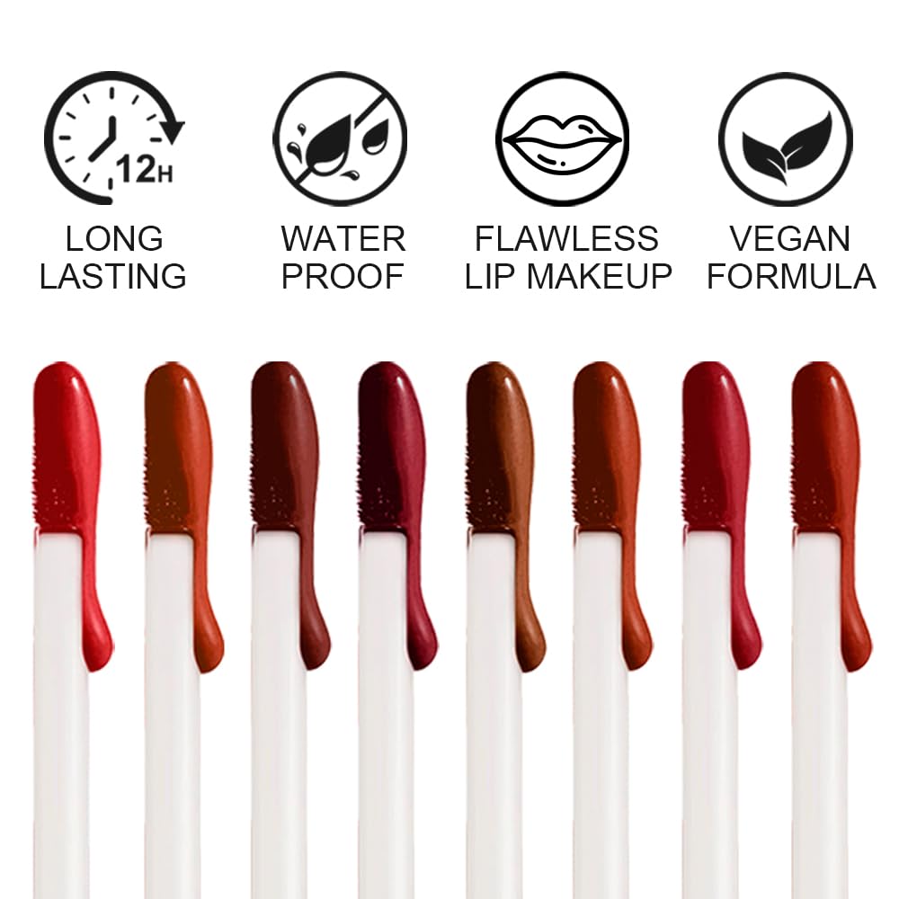 KIMIEYE 3 Colors Peel Off Lip Liner Stains with Tweezer for Women, #2,3,4
