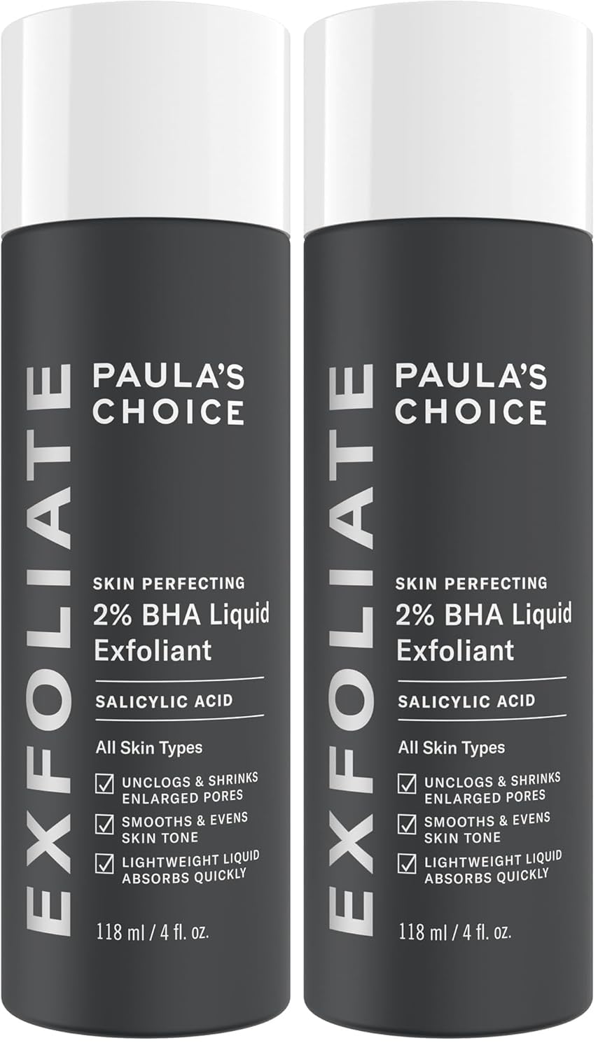 Paula's Choice 2% BHA Liquid Exfoliant - Salicylic Acid Facial Polish for Pores & Fine Lines | Fragrance-Free, 4 oz