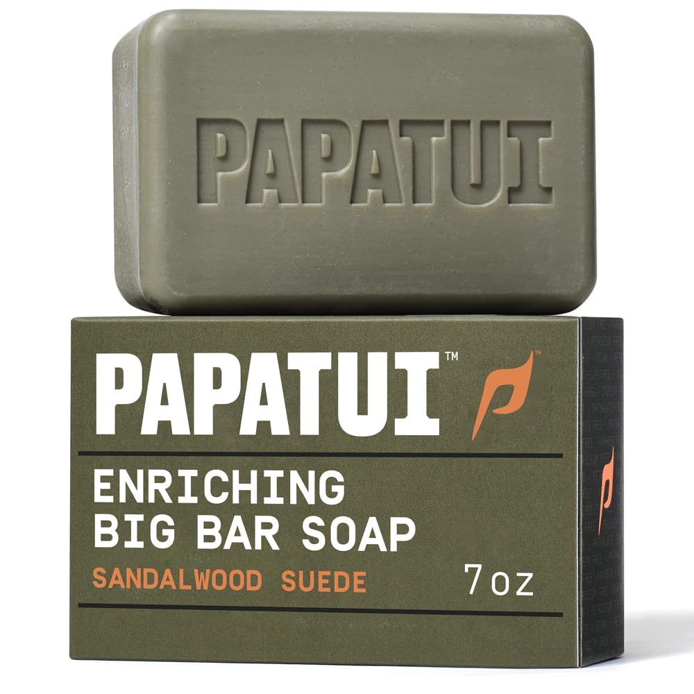 Enriching Bar Soap for Men - Hydrating Mango Butter & Avocado Oil | Lush Coconut | 7oz
