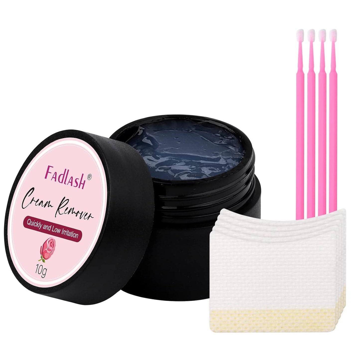 Eyelash Extension Remover - Powerful Dissolving Formula for Lash Glue | Low Irritation for Sensitive Skin - 10g (Rose)