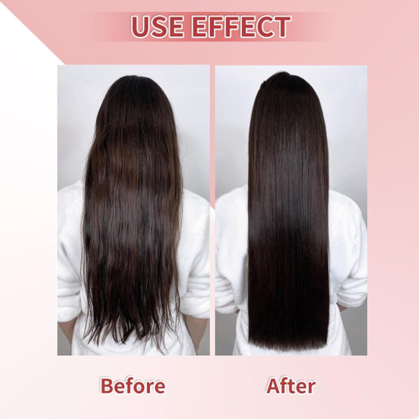 Onion Biotin and Rosemary Shampoo and Treatment Set Shampoo, Conditioner and Treatment for All Hair Types, Pink (248ML*2)