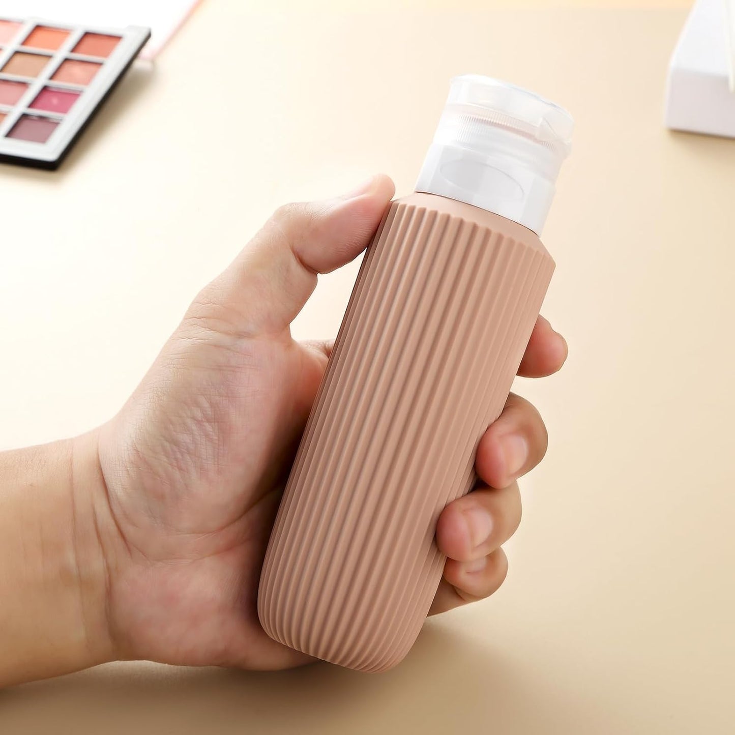Travel Bottles for Toiletries - 16 Pack Silicone Containers | 6oz Leak-Proof Shampoo & Conditioner Set