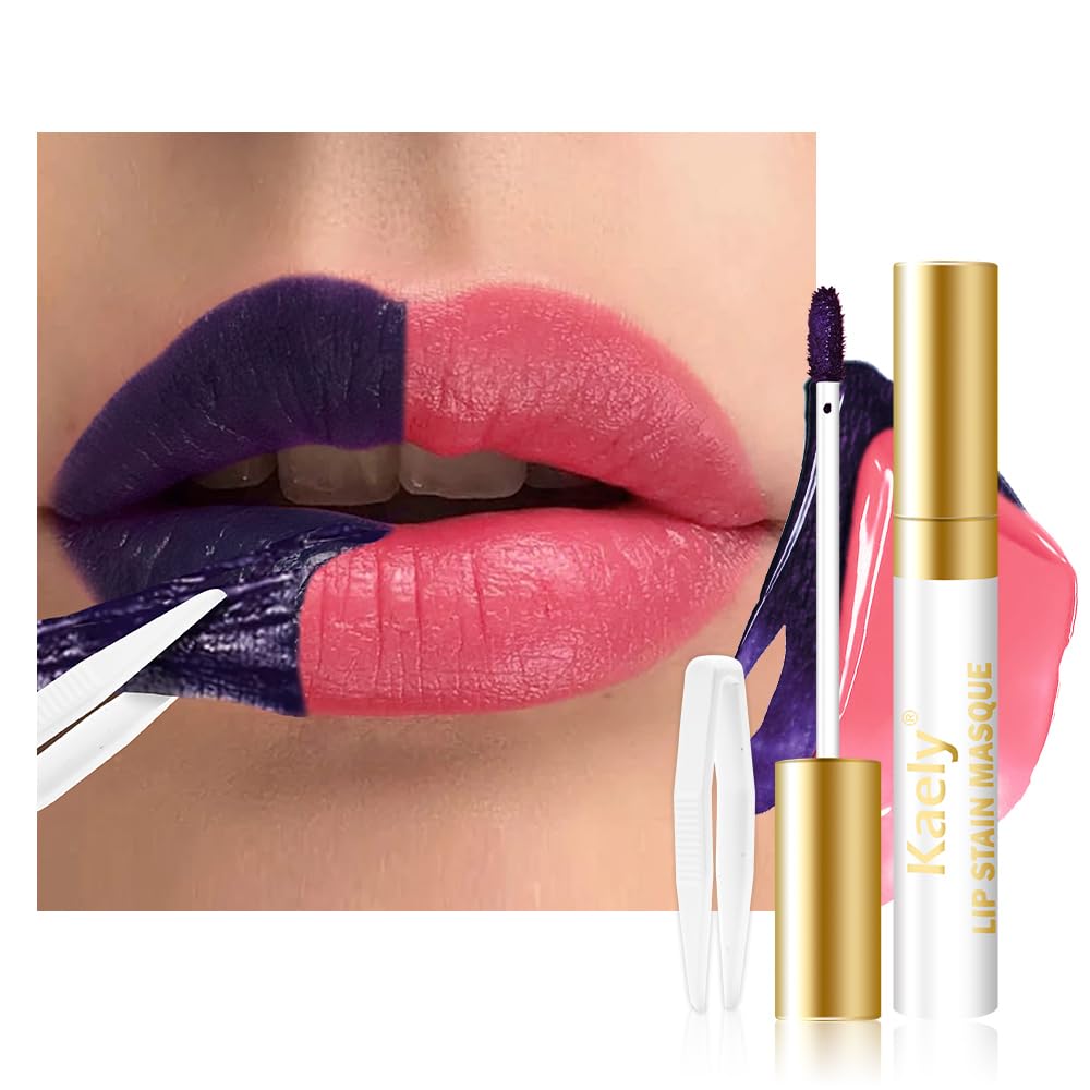 Toffee Rose Lip Stain Peel Off Masque - Long Lasting Waterproof Lip Tint | Matte Finish, Vegan, 02
