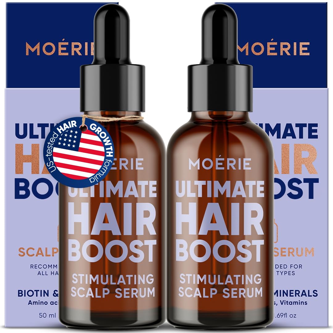 Ultimate Hair Growth Serum - Natural Hair Regrowth & Thickening Treatment for Women - 1.69 fl oz / 50 ml