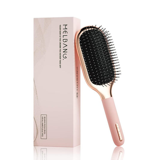 Hair Brush for Thick Curly Hair - Paddle Brush for Smooth, Shiny Hair | Suitable for Wet & Dry Use