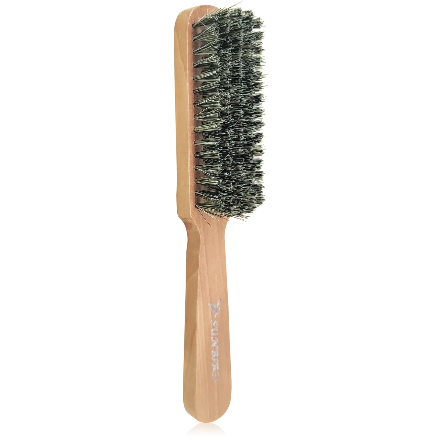 SUNBIRD Men's Beard Brush with Boar Bristles, Soft Beard Brush for Styling & Daily Grooming, Slick Back Hair Brush for Smooth & Shiny Hair, 3 Models to Choose From