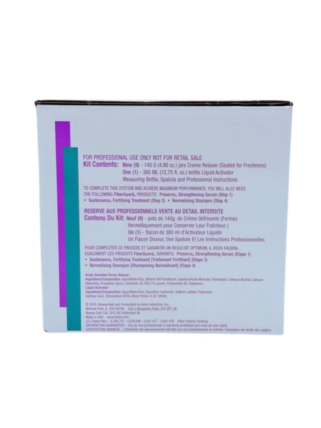 Sensitive Scalp Relaxer System - Afirm Fiberg Guard Kit for 9 Applications | Gentle Formula for Sensitive Scalps