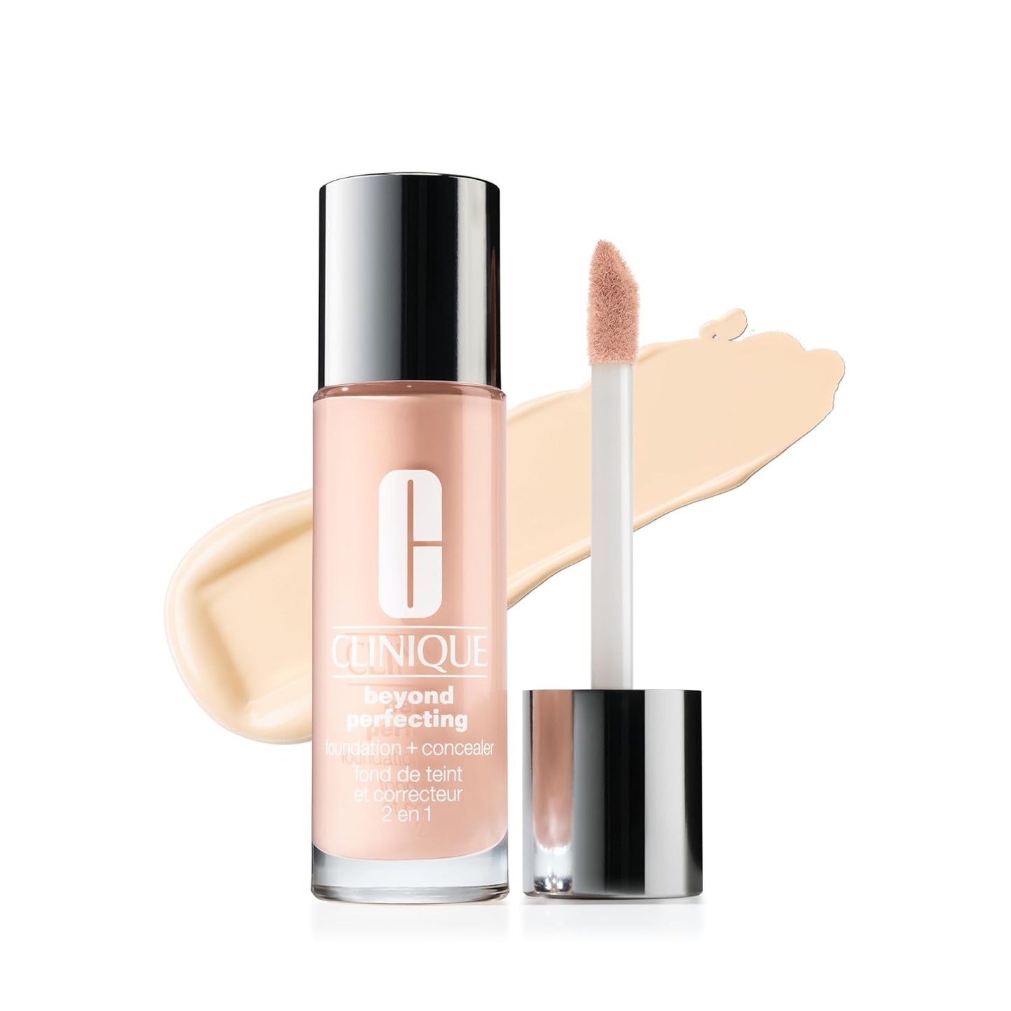 Clinique Beyond Perfecting Liquid Foundation & Concealer - Full Coverage, Natural Matte Finish for All Skin Types | 1 Fl Oz