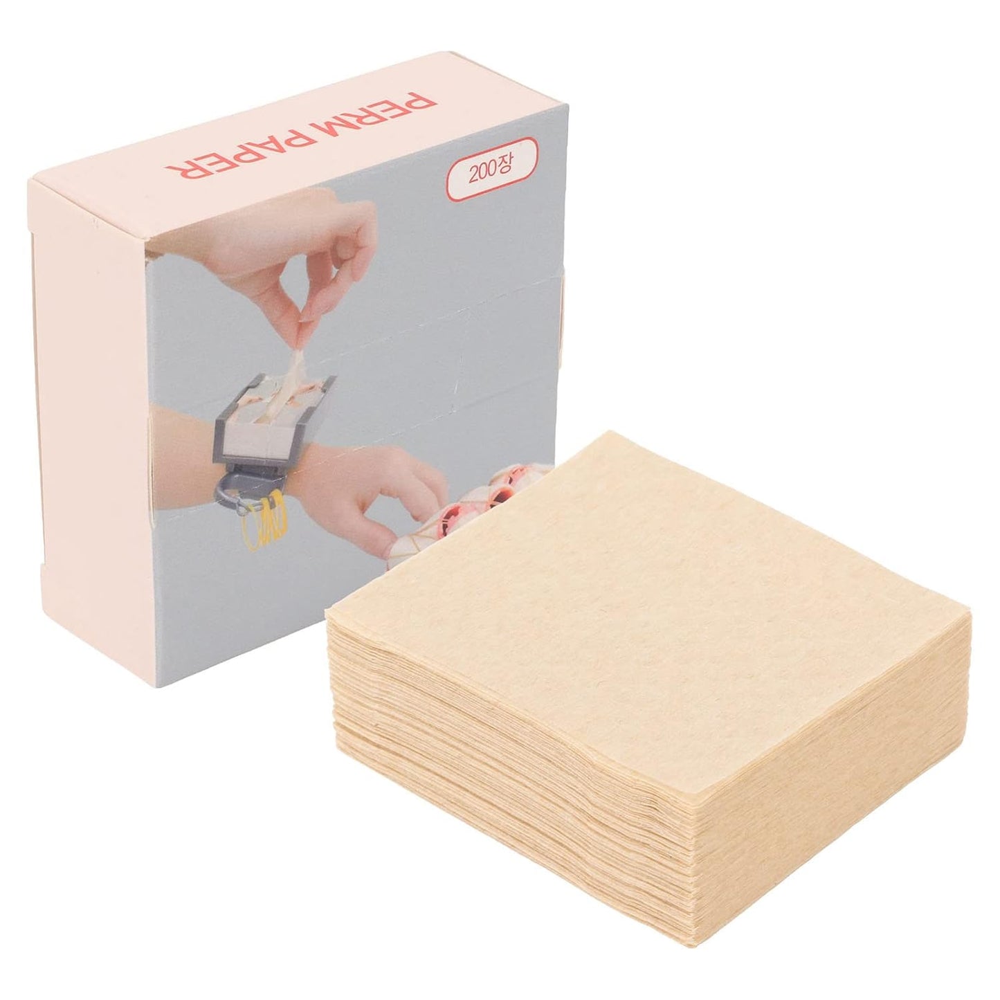 Hair Perm Paper - Disposable 200 Sheets for Home Salon | Breathable Curling End Wraps