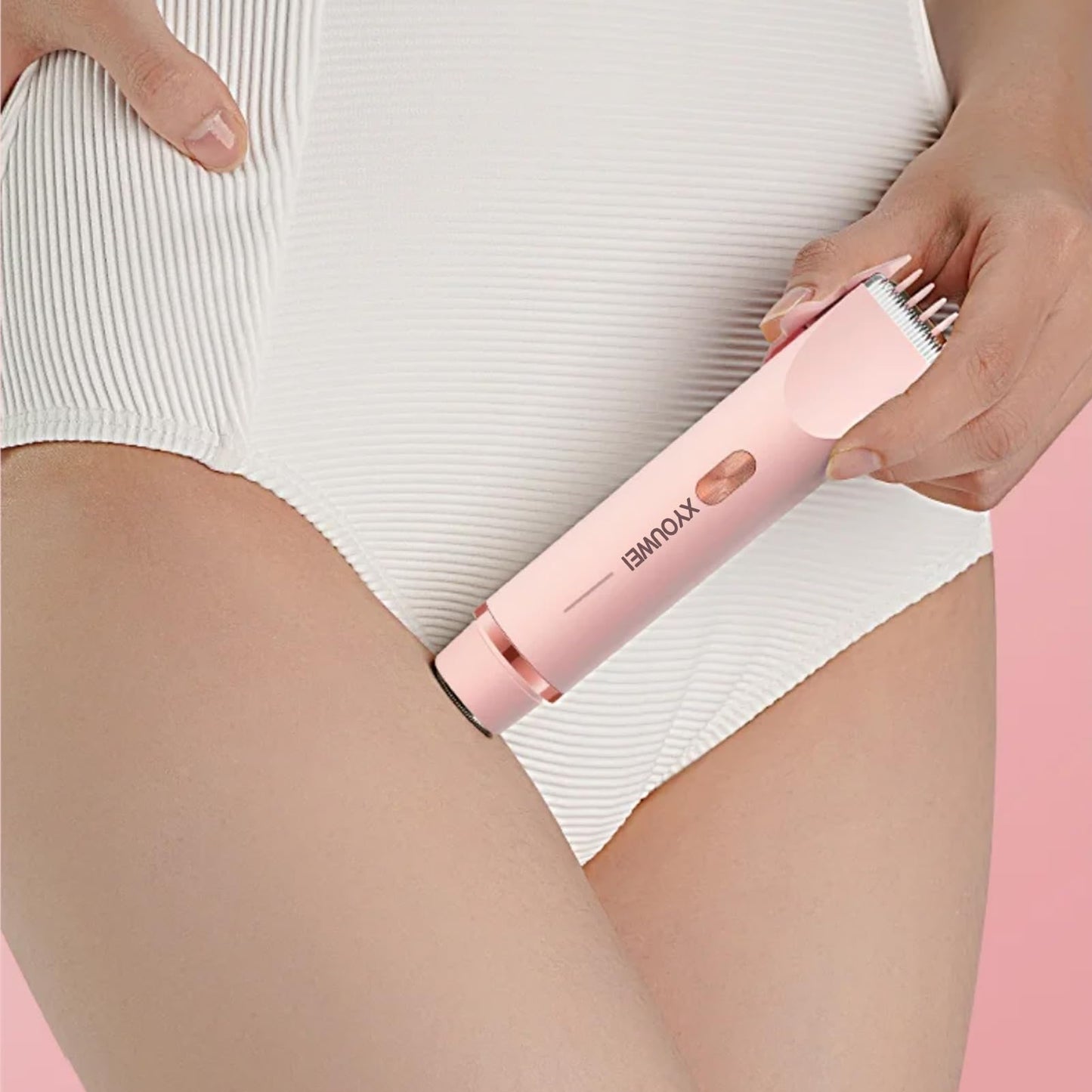 XYOUWEI Electric Shaver for Women, 2 in 1 Bikini Trimmer, USB Rechargeable Electric Razors Body Hair Trimmer for Face Leg Bikini Underarm Arm