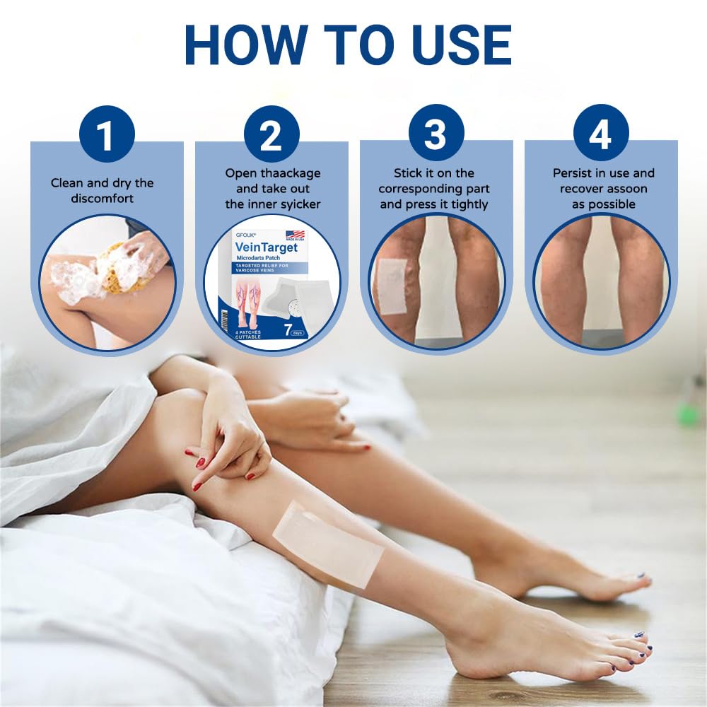 Moon Rind VeinTarget Microdarts Patch - Relieve Leg Discomfort & Boost Hydration | 3 Boxes