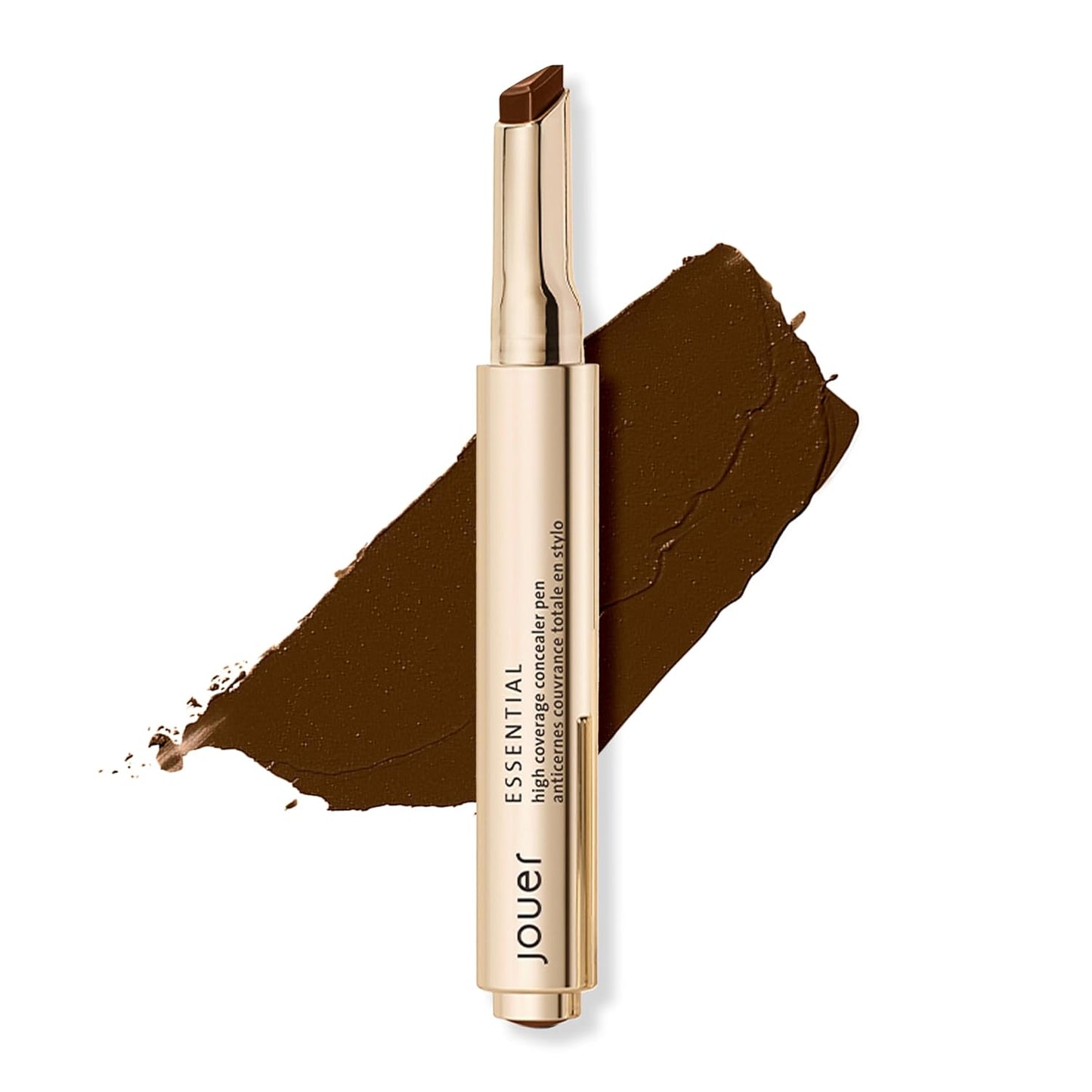 Jouer Essential High Coverage Concealer Pen - Brightening Under Eye Concealer for Dark Circles | Hyaluronic Acid & Vitamin E