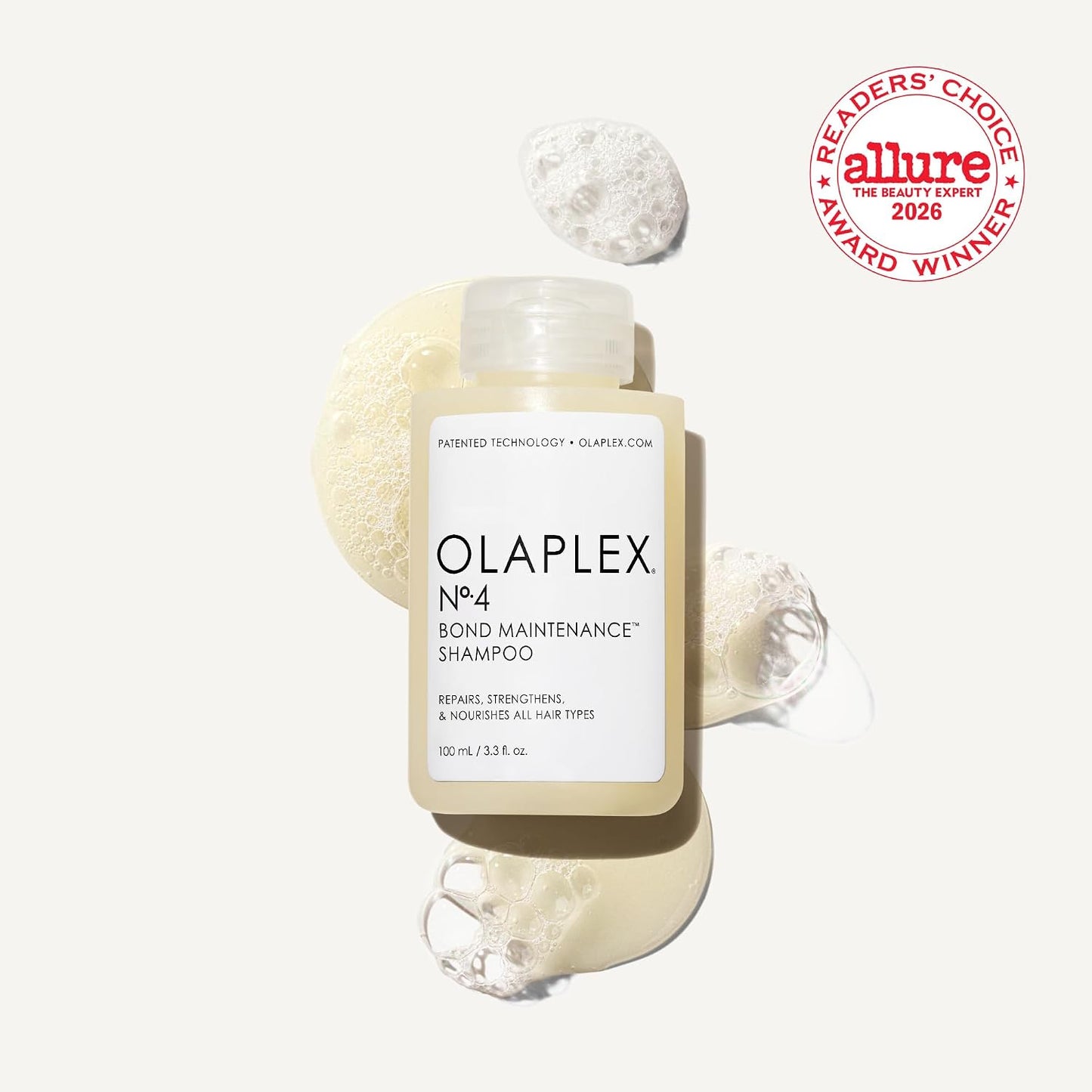 Olaplex N°.4 Bond Maintenance Shampoo - Strengthens Hair & Repairs Damage | Hydrating Formula for All Hair Types