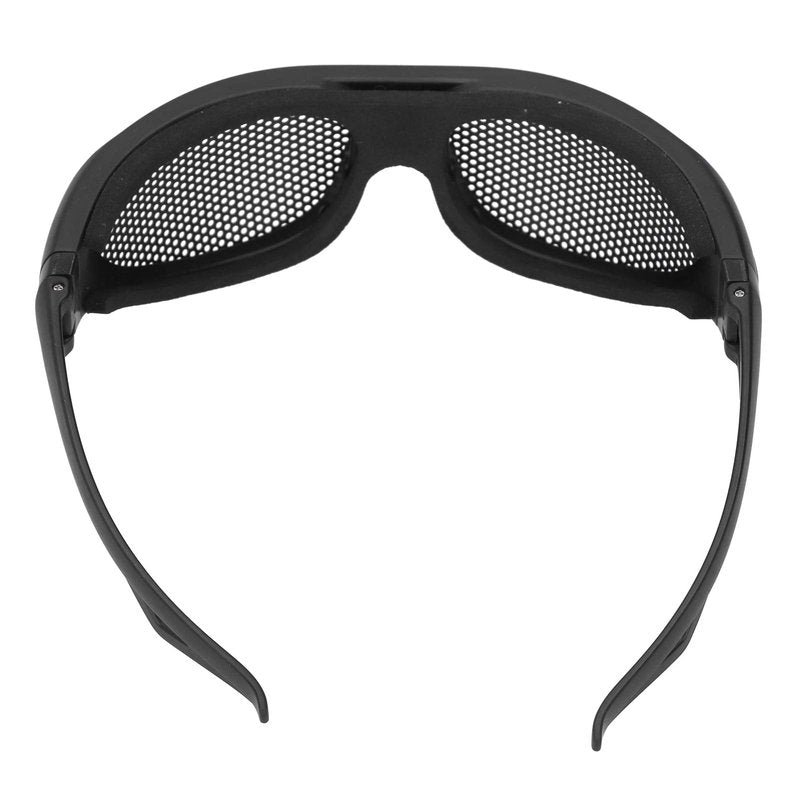 FILFEEL Wire Mesh Lens, Safety Goggles Breathable Shock Iron Safety Glasses Wind And Sand Proof for Outdoor Game Fans Activity