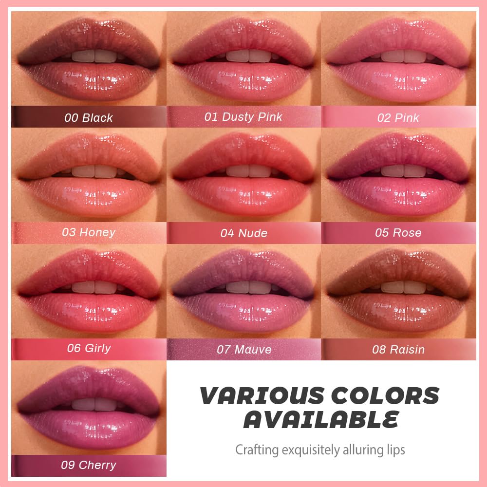 Brown Honey Lipstick | Tinted Moisturizing Lip Balm for Dry Lips - Vegan Hydrating Gloss, Sheer Lightweight Makeup, 1Pc