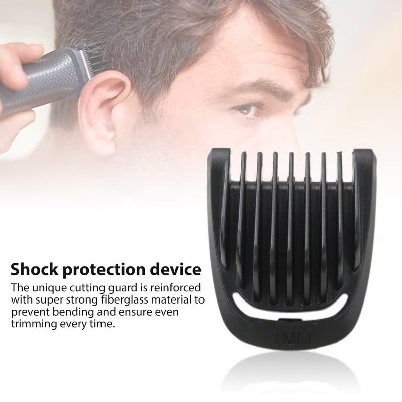 2024 New Replacement 1mm Beard Stubble Hair Guide Guard Comb for P-hilips N-orelco Multigroom Trimmer MG3750 MG3760 MG5750 MG5760 MG7750 MG7770 MG7790 MG7791