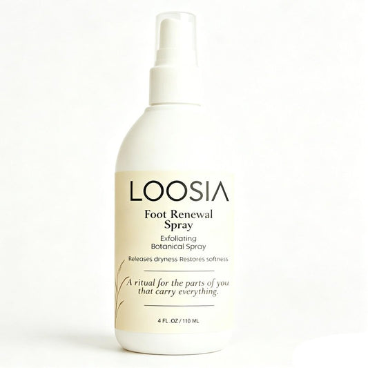 Loosia Foot Peeling Spray Foot Exfoliating Mist Remove Dead Skin for Dry Cracked Heels Refreshed Moisturizing & Smooth