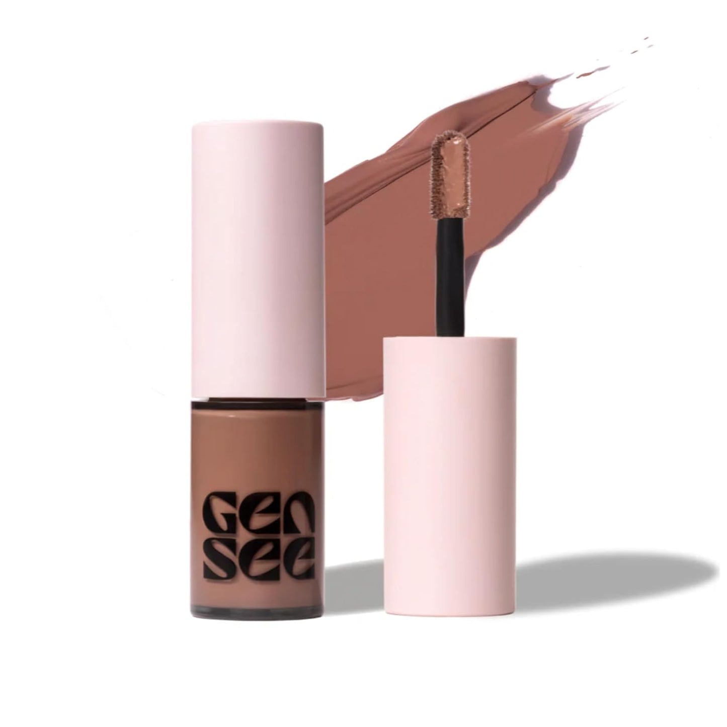GEN SEE Mixed Media Matte Liquid Eyeshadow - High Pigment, Weightless Long-Lasting Formula | Linen Color, Vegan & Cruelty-Free