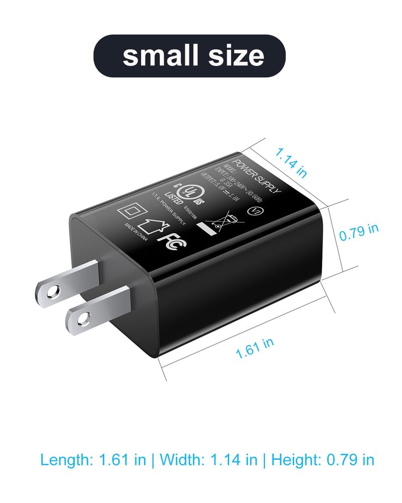 5V 1A USB Wall Charger for Philips Norelco Shaver HQ87, Series 2400 3600 3900, Multigroom Series 5000 7000, for OneBlade QP2724 QP2834 Trimmer and Shaver