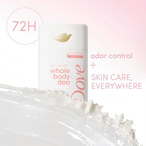 Dove Whole Body Deodorant Stick - Aluminum Free Raspberry & Rose, 72H Odor Control