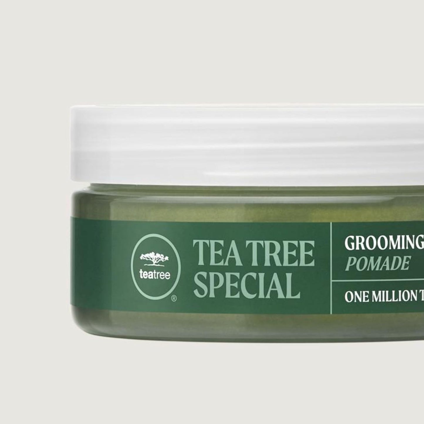 Tea Tree Grooming Pomade - Flexible Hold & Shine for All Hair Types | 3 oz - Ideal for Wavy & Curly Hair