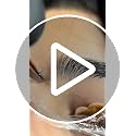 Professional Stainless Steel Eyebrow Tweezers with Leather Case - Precision Brow Tool