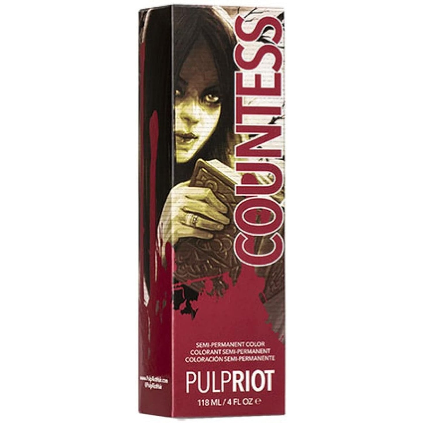 Pulp Riot Semi-Permanent Hair Color - Countess 4oz | Vibrant, Long-Lasting Formula
