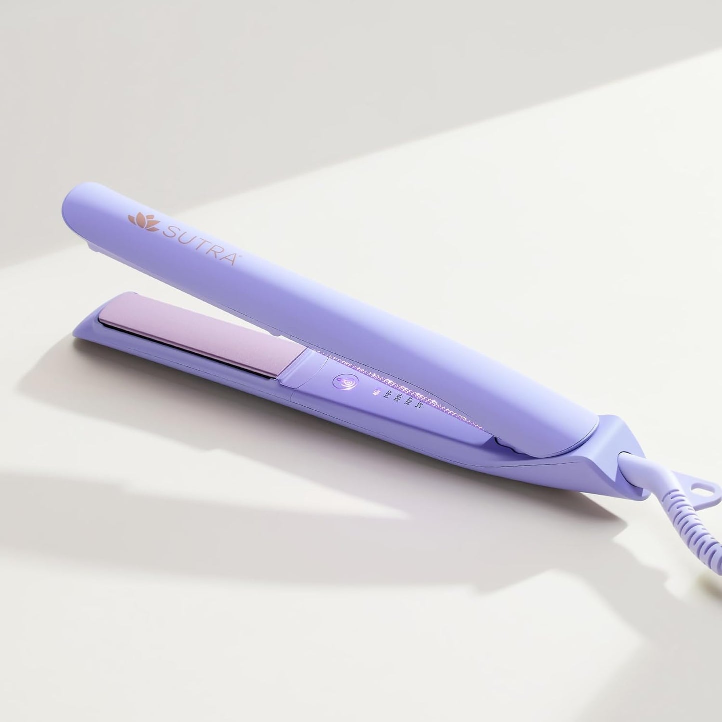 SUTRA Ultra Violet Intelligent Styler - Ceramic Hair Straightener & Curler with Healthy Heat™ Technology | Dual Voltage, Frizz-Free Finish