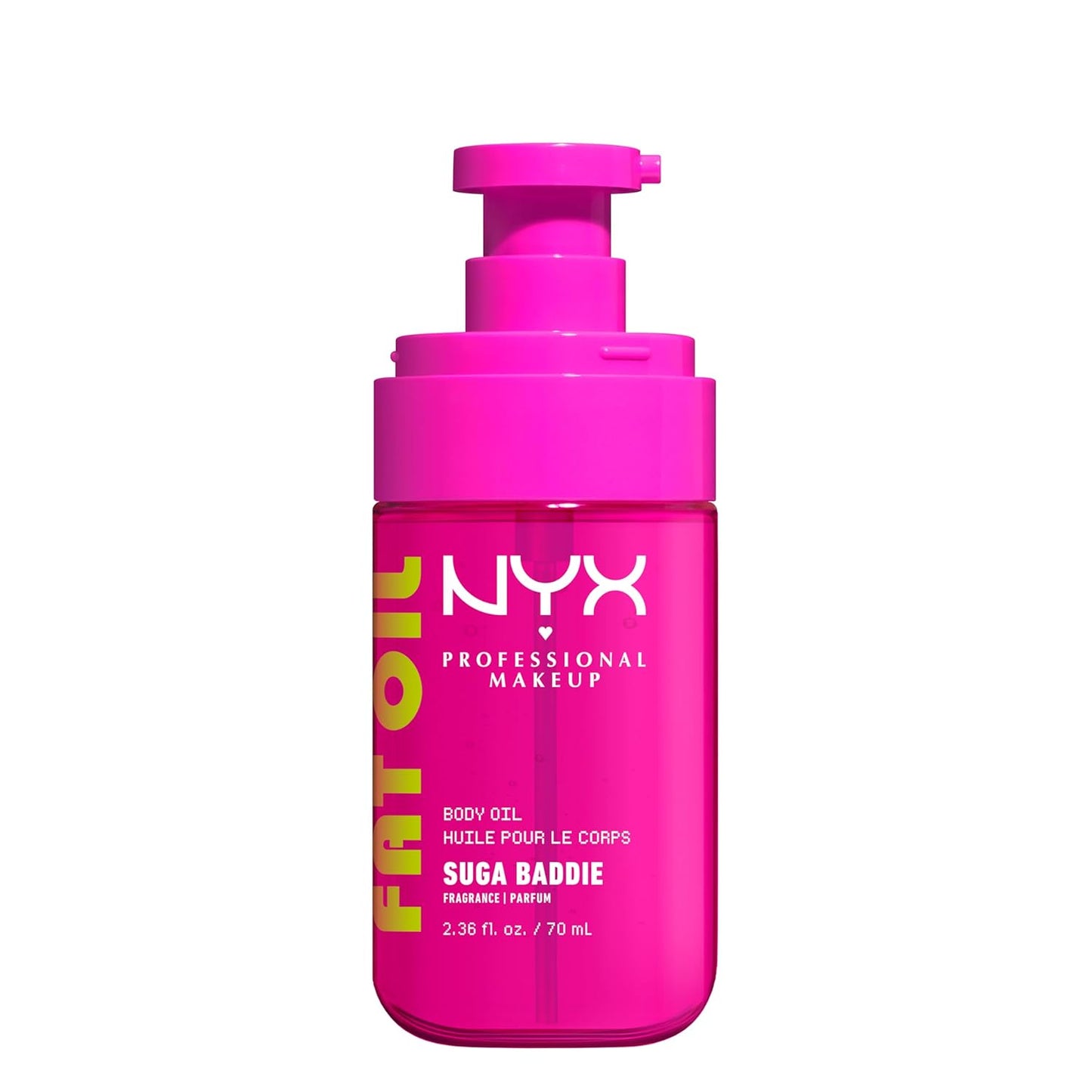 NYX Fat Oil Body Oil - Vanilla Scented Moisturizer with Vitamin E | 24HR Hydration & Glossy Finish
